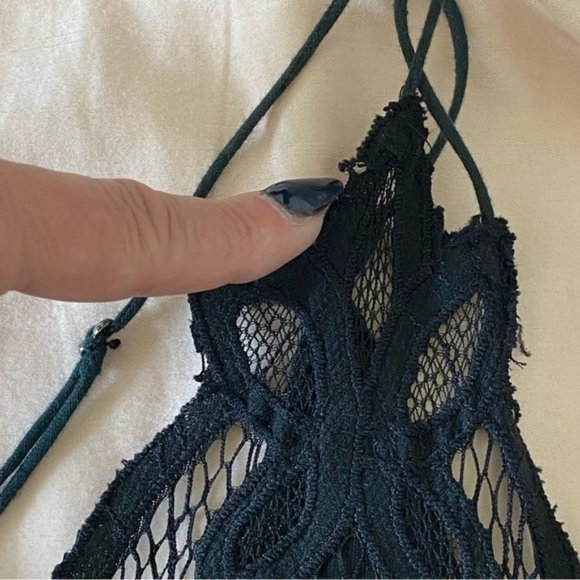 Free People Adella‎ Slip Dress Size Small Black - Picture 8 of 11